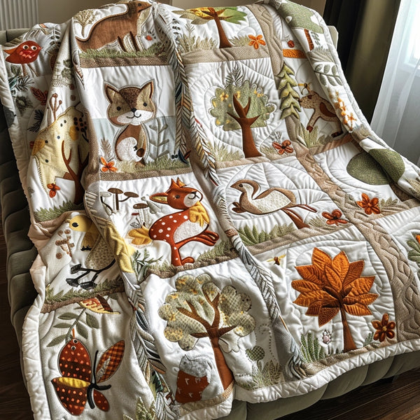 Woodland Whimsy TAI080324006 Quilt Blanket