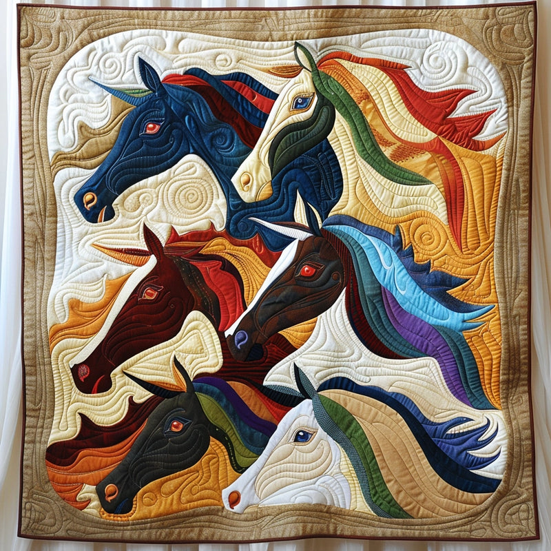 Horse TAI080324015 Quilt Blanket