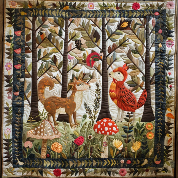 Woodland Whimsy TAI080324026 Quilt Blanket