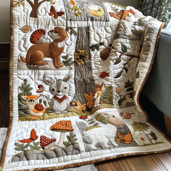 Woodland Whimsy TAI080324038 Quilt Blanket
