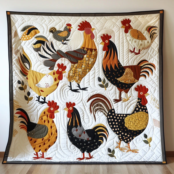 Chicken TAI080324007 Quilt Blanket