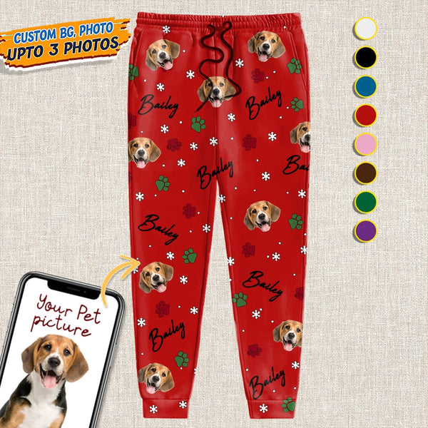 Personalized Custom Photo Dog Cat Sweatpants HM091202SP