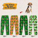 Personalized Custom Photo Dog Cat Face St Patrick's Day Pajamas HM12012302PJ
