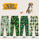 Personalized Custom Photo Dog Cat Face St Patrick's Day Pajamas HM12012301PJ