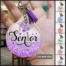Personalized Senior 2023 Graduation Glitter Keychain Graduation Gift HM09022301KC