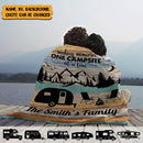Personalized Home Is Where You Park It Camping Sherpa Fleece Blanket TL041001BF