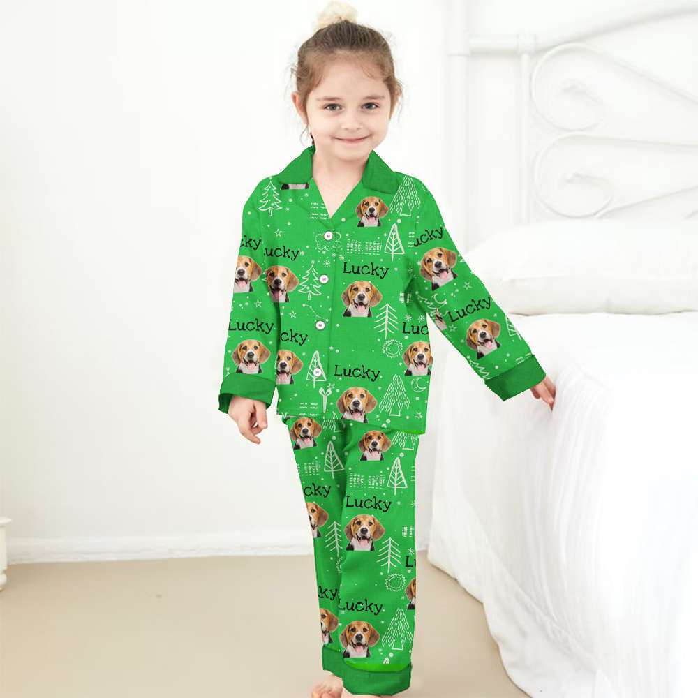Personalized Custom Photo Dog Cat Christmas Pajamas TL091101PJ