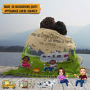 Personalized Together We Build A Life We Loved Camping Sherpa Fleece Blanket TL031001BF