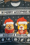 Personalized Merry Woofmas Christmas Sweatshirt HM290902SS