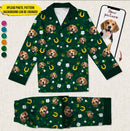 Personalized Custom Photo Dog Cat Face St Patrick's Day Pajamas HN12012301PJ