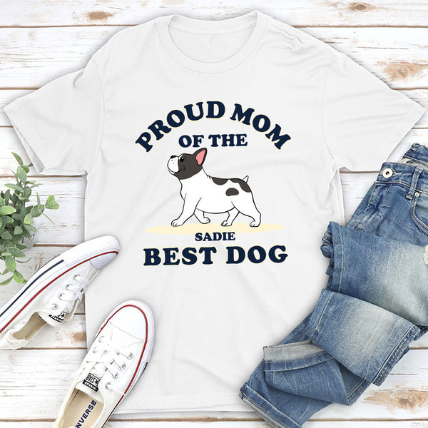 Personalized The Best Dog Dad/ Dog Mom Shirt HM01042302TS