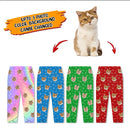 Personalized Custom Photo Dog Cat Casual Women Lounge Elastic Waist Pants TL311001EP