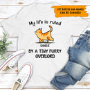 Personalized My Life Is Ruled By Cats Shirt HM121002S