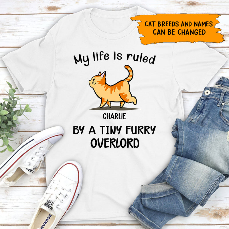 Personalized My Life Is Ruled By Cats Shirt HM121002S