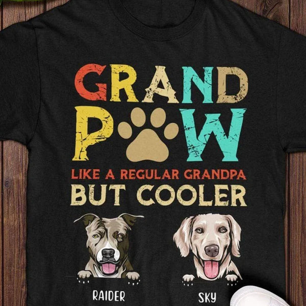 Personalized Grandpaw Cooler Dog  Shirt TL17022301TS