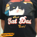 Personalized Upload Photo Best Cat Dad Ever Shirt TL15022301TS