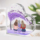 A Bond That Can't Be Broken, Mom & Daughters Custom Shaped Acrylic Plaque HM27032301AP