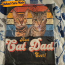 Personalized Upload Photo Best Cat Dad Ever Shirt TL15022301TS