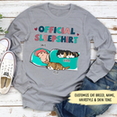 Personalized Cat Official Sleepshirt TL270901TS
