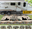 Personalized Home Is Where You Park It Camping Patio Mat TL130903RG