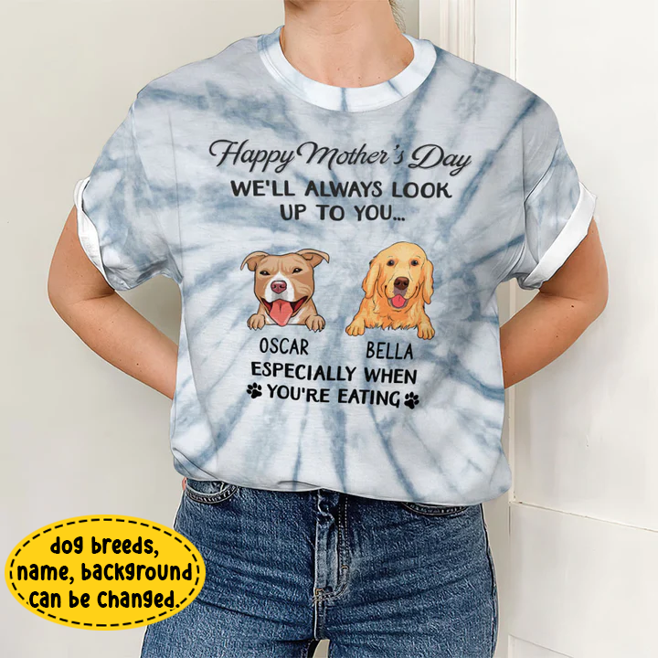 Personalized Dog Always Look Up To You Shirt TL31032301TS