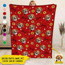 Personalized Custom Photo Dog Cat Sherpa Fleece Blanket HM011101BF