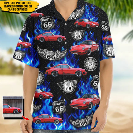 Upload Car Photo High Quality Unisex Hawaiian Shirt For Men And Women TL24032302Y
