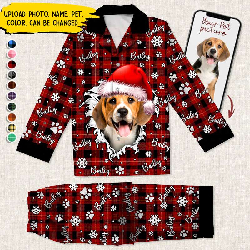 Personalized Custom Photo Dog Cat Pajamas HM151101PJ