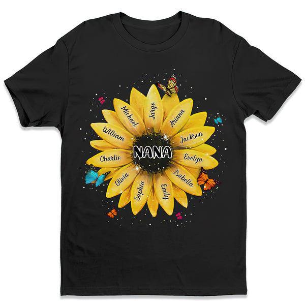 Personalized Nana, Shine Bright Like A Flower Shirt TL17032302TS