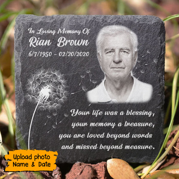 Personalized You Are Loved Beyond Words Memorial Stone HM271201MS