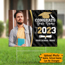 Personalized Custom Photo Congrats Class of 2023 Yard Sign Graduation Gift HM09022301YS