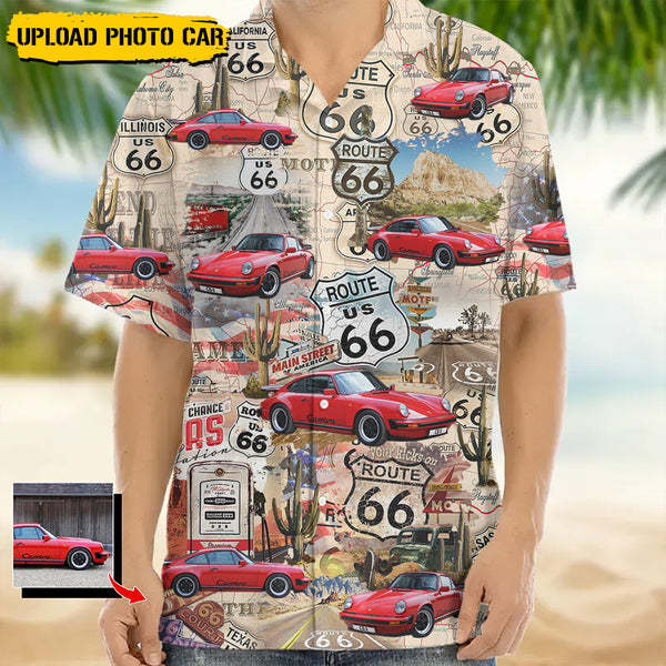 Upload Car Photo High Quality Unisex Hawaiian Shirt For Men And Women TL24032301Y