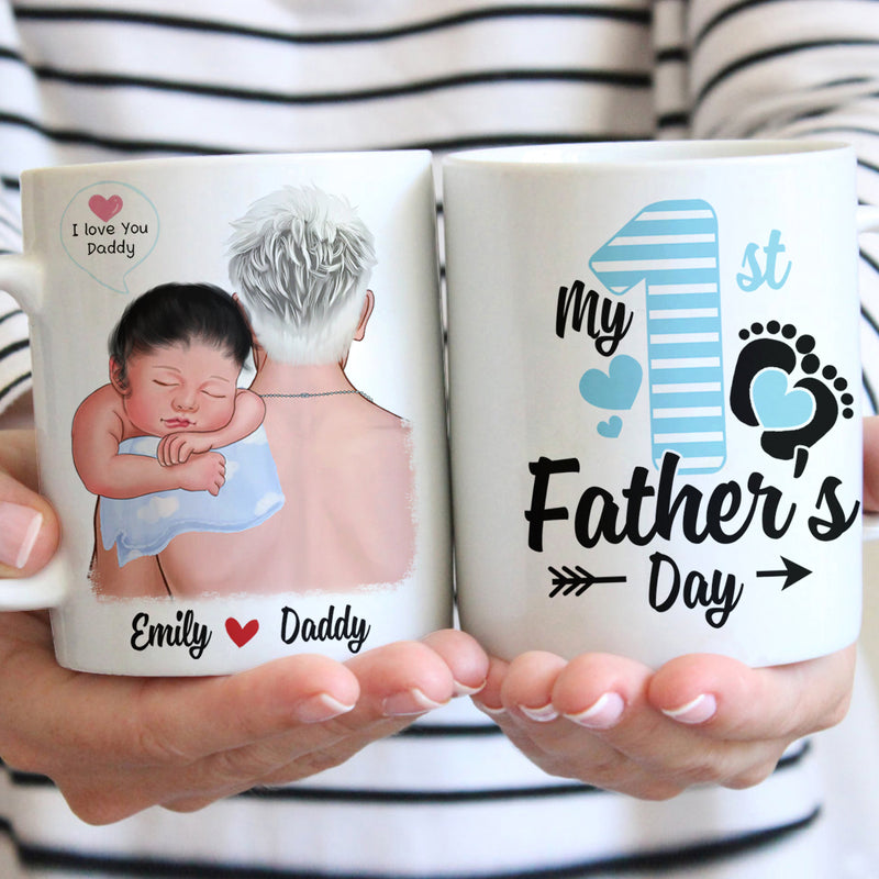 Personalized My 1st Father's Day Ceramic Mug TN050501DUS