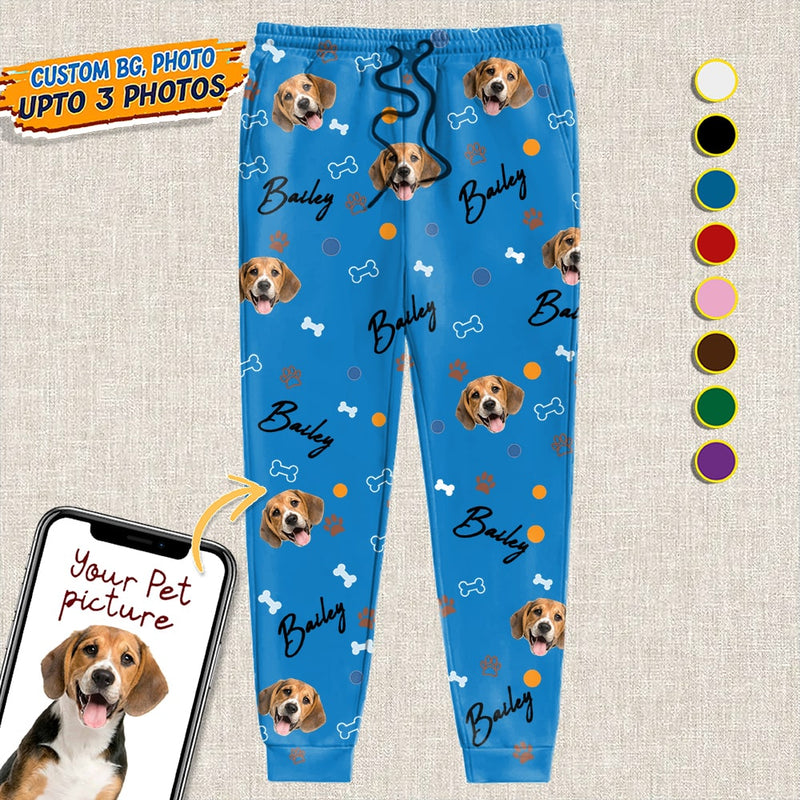 Personalized Custom Photo Dog Cat Sweatpants HM091201SP