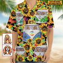 Upload Photo Hippie Custom Clipart High Quality Unisex Hawaiian Shirt For Men And Women HN250701M