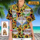 Upload Photo Hippie Custom Clipart High Quality Unisex Hawaiian Shirt For Men And Women HN250701M