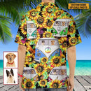 Upload Photo Hippie Custom Clipart High Quality Unisex Hawaiian Shirt For Men And Women HN250701M
