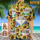 Upload Photo Hippie Custom Clipart High Quality Unisex Hawaiian Shirt For Men And Women HN250701M