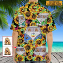 Upload Photo Hippie Custom Clipart High Quality Unisex Hawaiian Shirt For Men And Women HN250701M