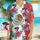 Upload Photo Mexico Flag High Quality Unisex Hawaiian Shirt For Men And Women HN270701M