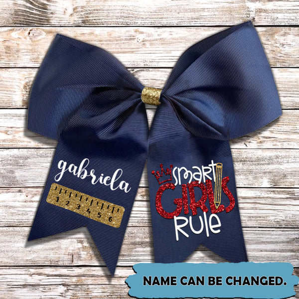Personalized Smart Girl Rule Hairbow HN090802HB