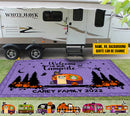 Personalized Happy Halloween Camping Patio Mat HM171001RG