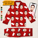 Personalized Custom Face Love Hearts Pajamas HM301102PJ