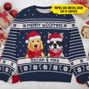 Personalized Merry Woofmas Christmas Sweatshirt HM290902SS