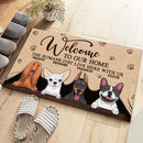 Personalized Welcome To Our Home Doormat HM070901DM