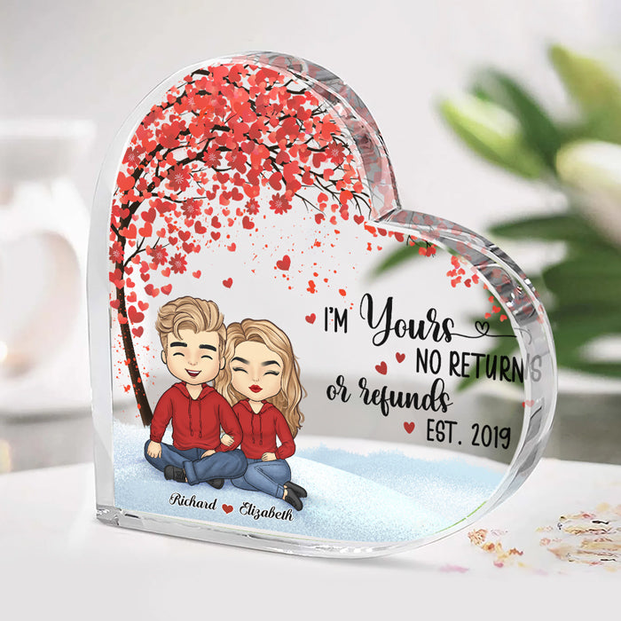 Personalized Couple Together Since Heart Shaped Acrylic Plaque HM22022301AP