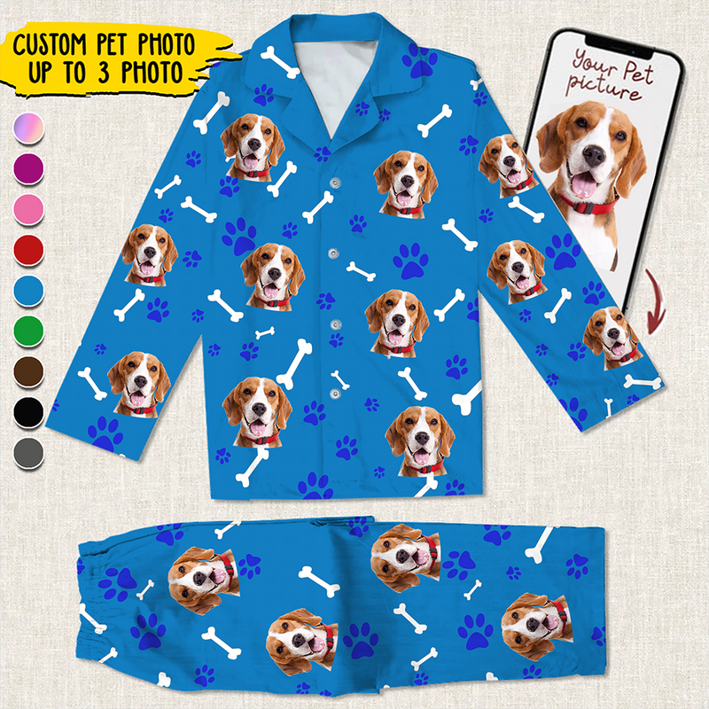 Personalized Custom Pet Photo Pajamas TL301101PJ