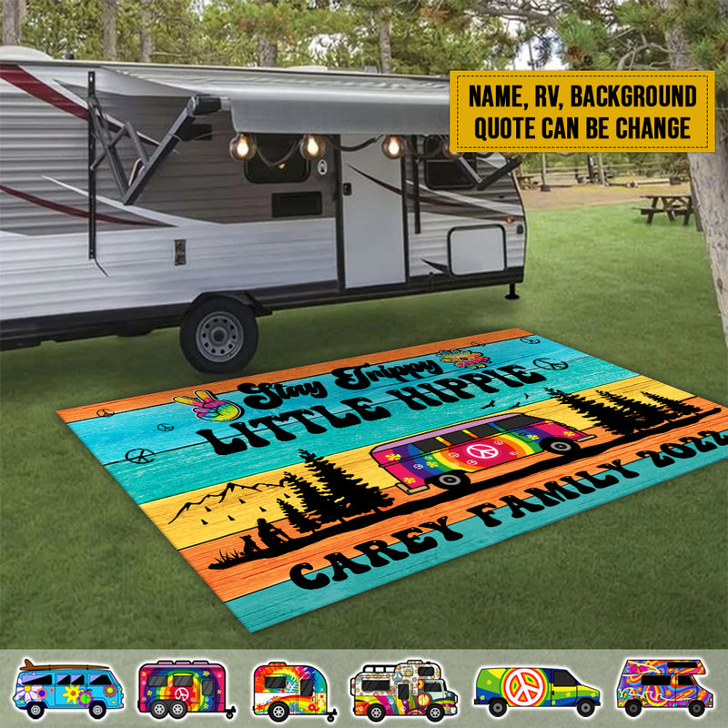 Personalized Drive Slow Drunk Campers Matter Camping Patio Mat HM210901RG