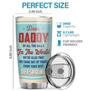 Personalized It Is Amazing To Be Your Kids - Gift For Father's Day Tumbler HM05042302STF
