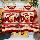 Personalized  Custom All-Over-Print Christmas Best Dog Mom Sweatshirt TL261101SS